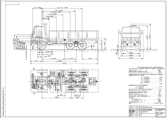 Чертеж КАМАЗ-55102