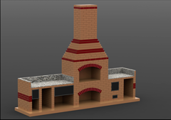 3D модель барбекю