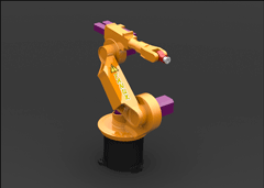 Робот сварочный. 3D модель