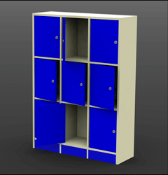 3D модель камеры хранения