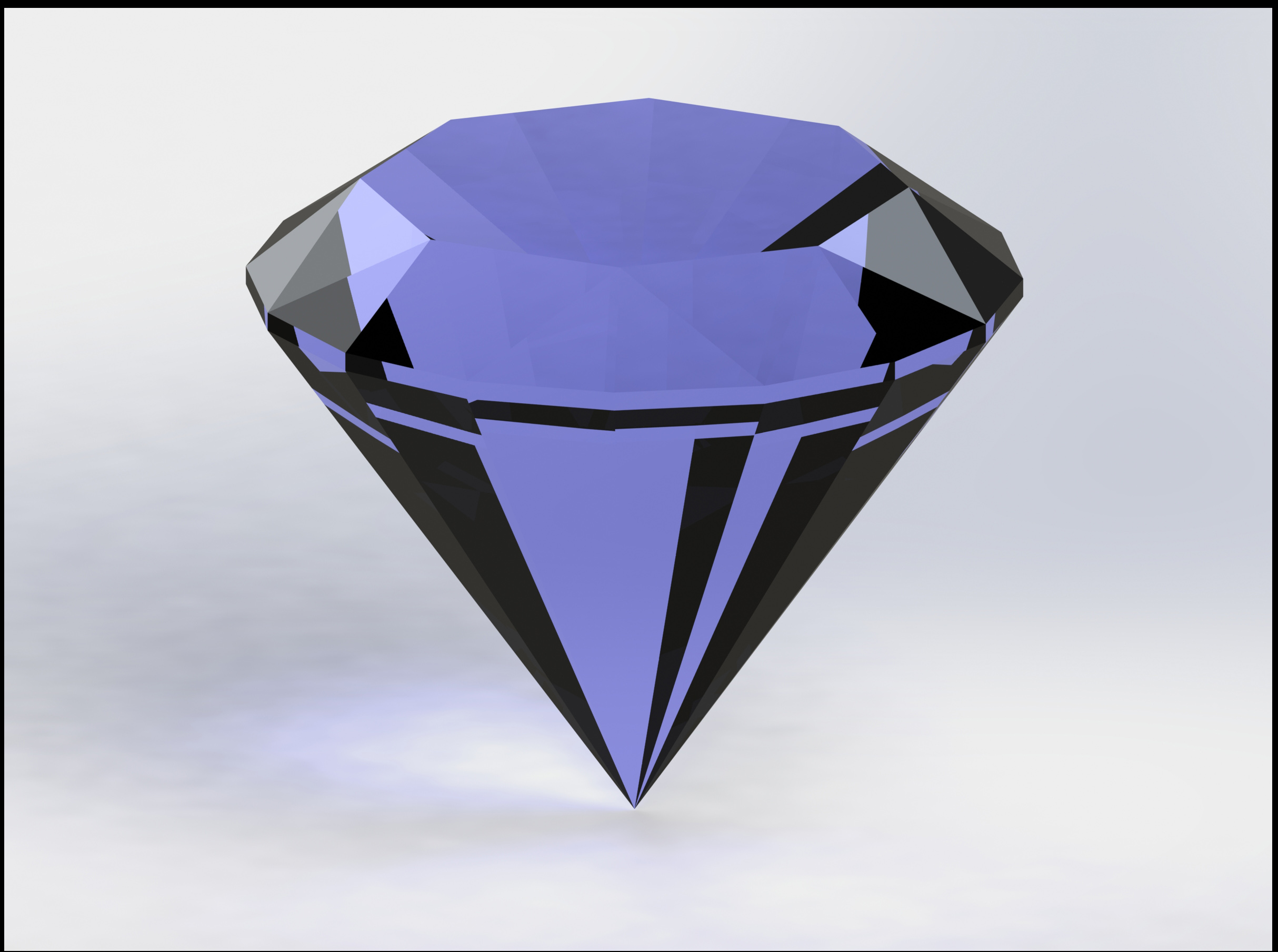3D модель алмаза